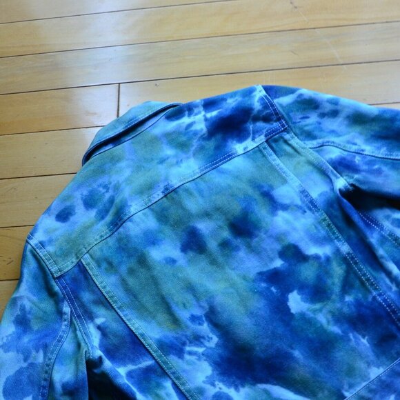 3.1 Phillip Lim Tie-Dye Denim Jacket Size 0 - Picture 6 of 13